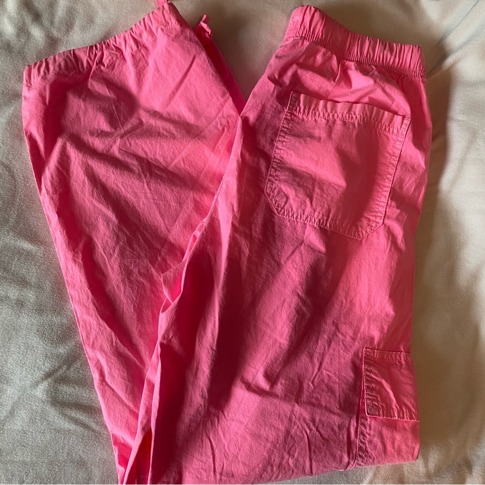 Aerie Vibrant Pink Wide Leg Pants - Picture 2 of 11